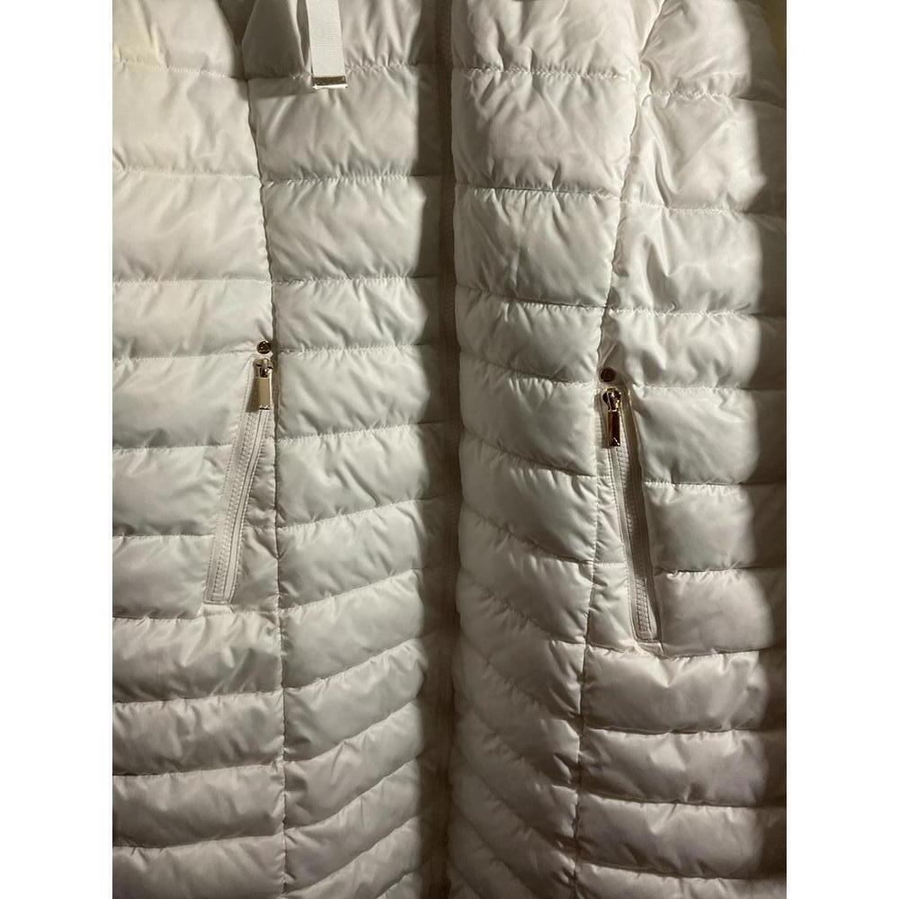 Liz Claiborne White Women's Puffer Coat with Hood XL - Picture 4 of 15